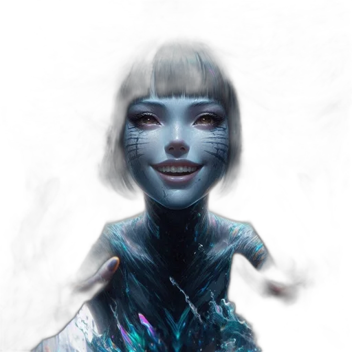 robot, face, mask, creature transparent PNG cut-out