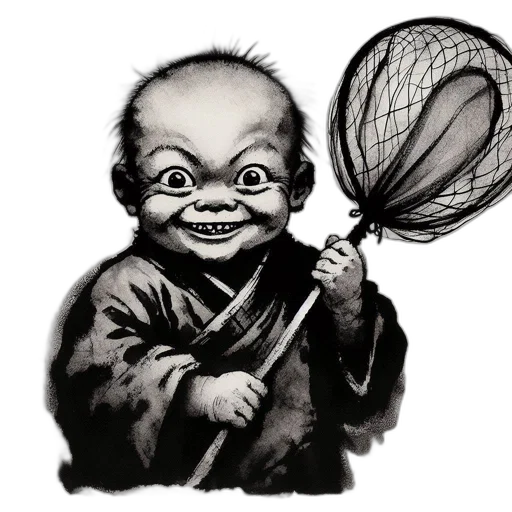 mask, creature, staff, face transparent PNG cut-out