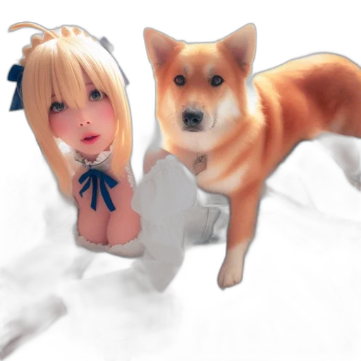 animal, creature, staff, dress transparent PNG cut-out