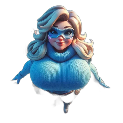 dress, jacket, concept art, 3d render transparent PNG cut-out