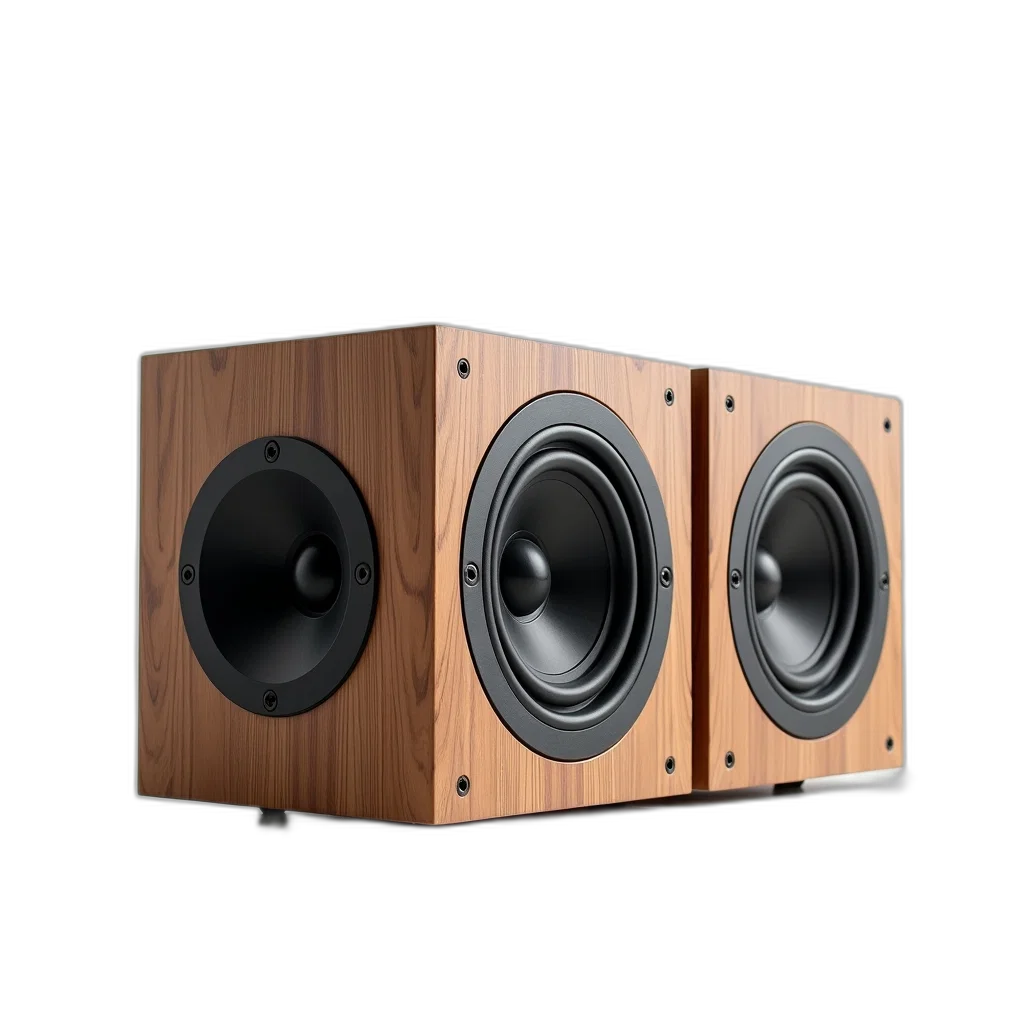 3d render, sleek, modern, speaker transparent PNG cut-out