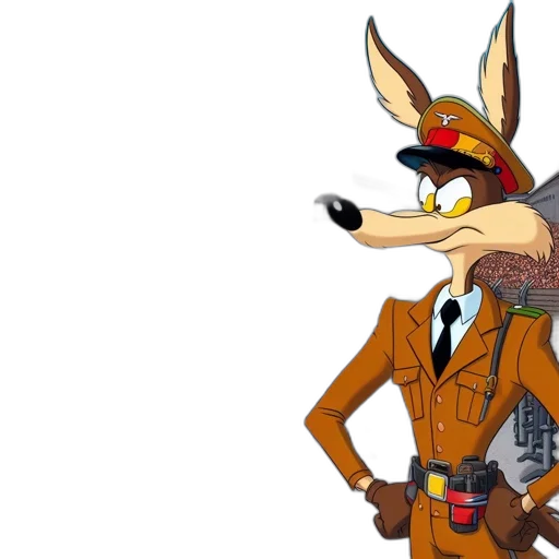 staff, jacket, animal, weapon transparent PNG cut-out