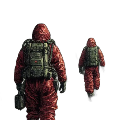 jacket, concept art, pixel art, comic book art transparent PNG cut-out