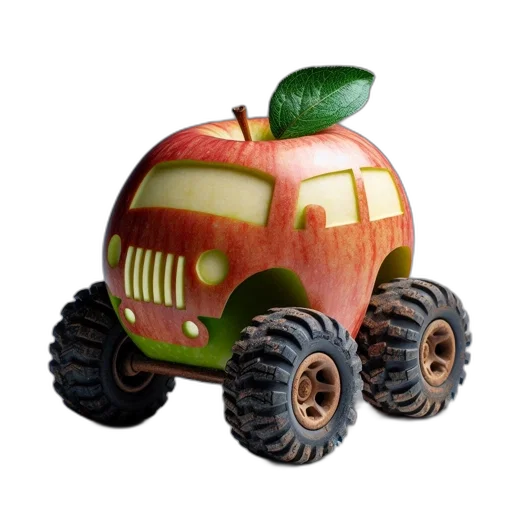car, robot, food, weapon transparent PNG cut-out