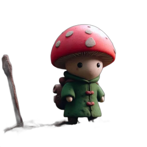 hat, staff, umbrella, weapon transparent PNG cut-out