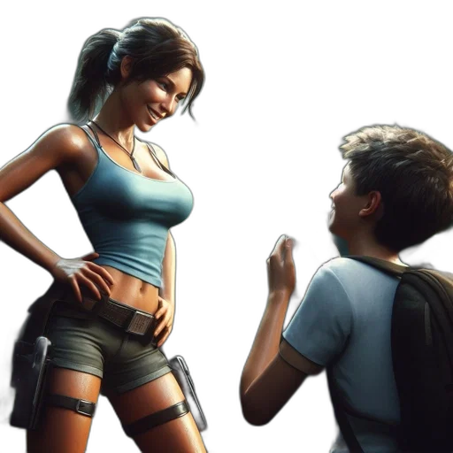 concept art, 3d render, photorealistic, comic book art transparent PNG cut-out