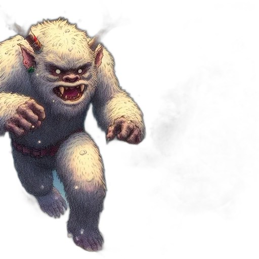 creature, animal, staff, concept art transparent PNG cut-out