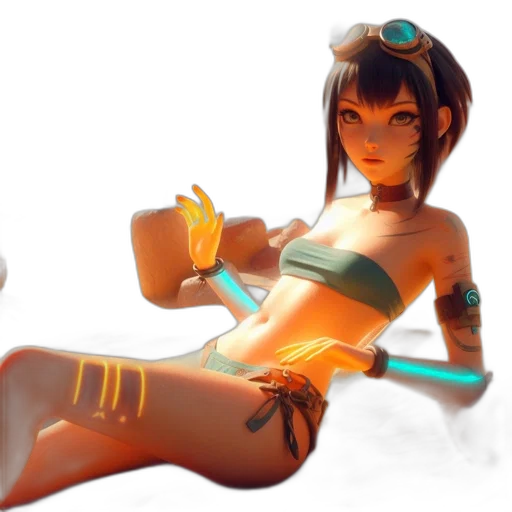 staff, weapon, robot, concept art transparent PNG cut-out