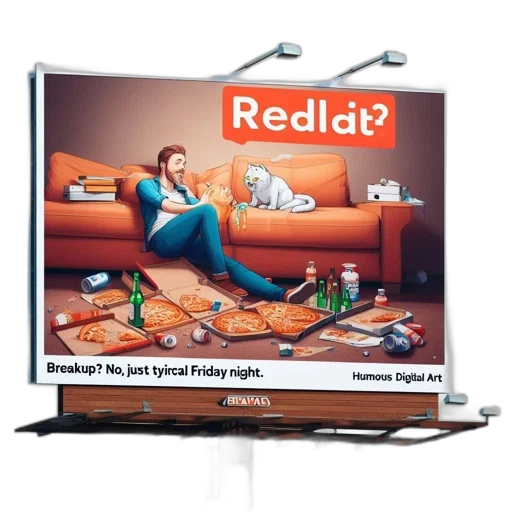 furniture, 3d render, concept art, neon lights transparent PNG cut-out