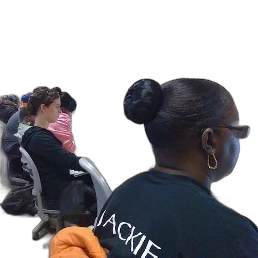 staff, jacket, hair, creature transparent PNG cut-out