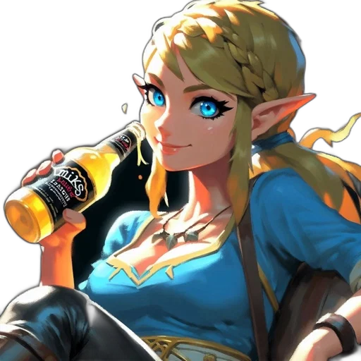 bottle, crown, face, weapon transparent PNG cut-out