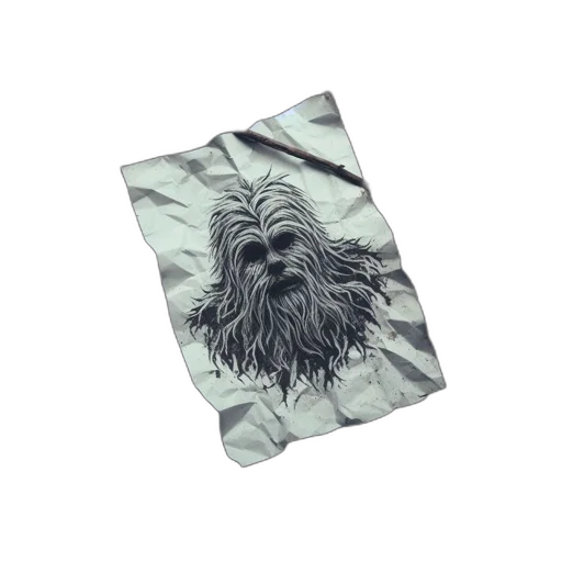 hair, mask, animal, creature transparent PNG cut-out