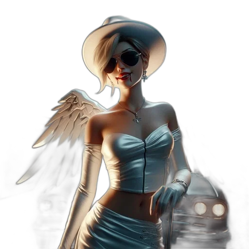 dress, concept art, fantasy art, comic book art transparent PNG cut-out