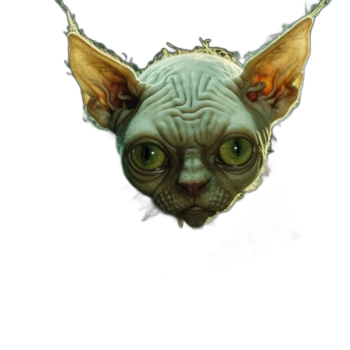 mask, staff, creature, face transparent PNG cut-out