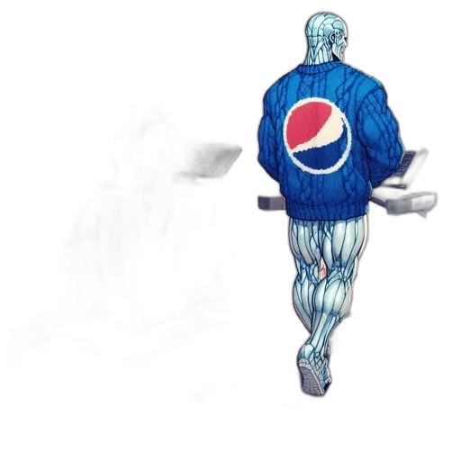 jacket, bottle, robot, weapon transparent PNG cut-out