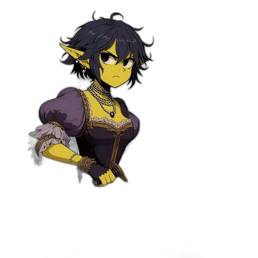 staff, dragon, dress, jewelry transparent PNG cut-out