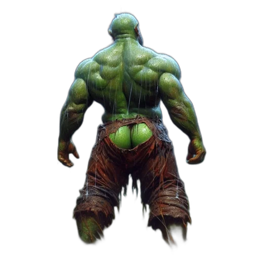 creature, animal, staff, weapon transparent PNG cut-out