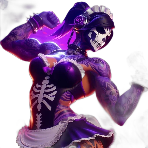 robot, mask, concept art, cyberpunk transparent PNG cut-out