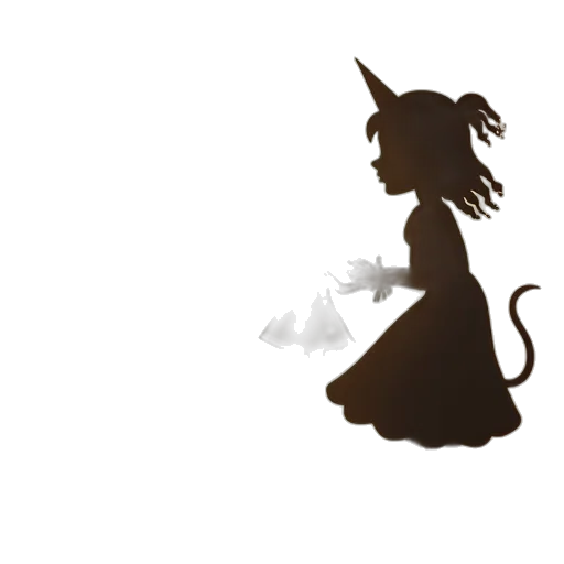 dragon, staff, dress, creature transparent PNG cut-out