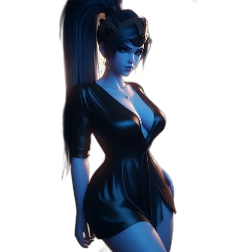 dress, staff, concept art, fantasy art transparent PNG cut-out