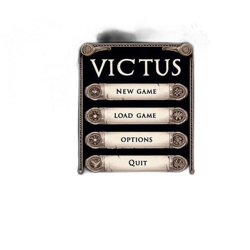 inside, victus, game, dimly transparent PNG cut-out