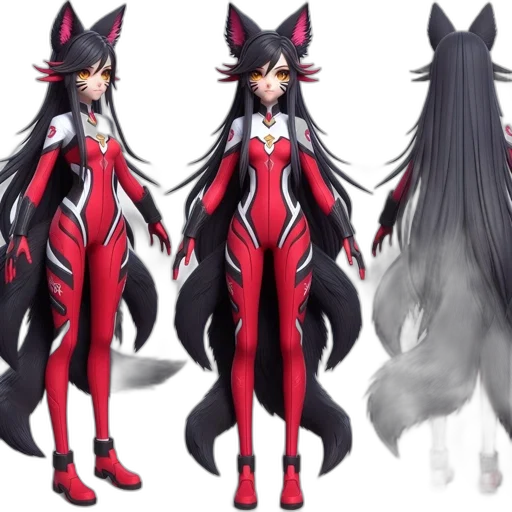 concept art, anime, 3d render, fantasy art transparent PNG cut-out