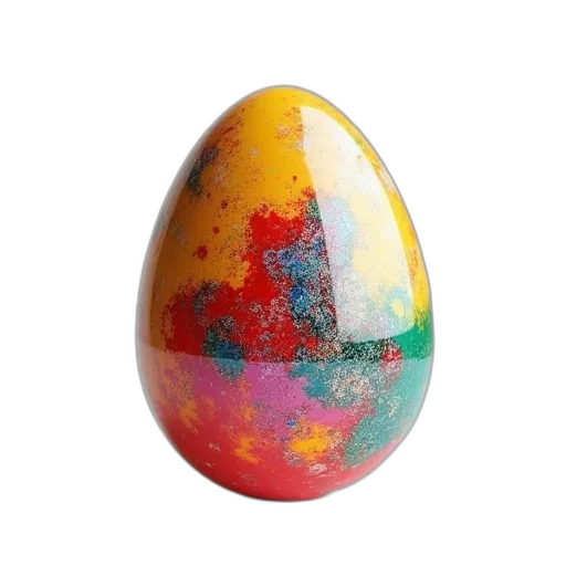 jewelry, photorealistic, colorful, egg transparent PNG cut-out