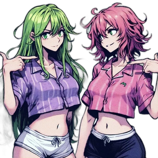anime, concept art, pixel art, watercolor transparent PNG cut-out
