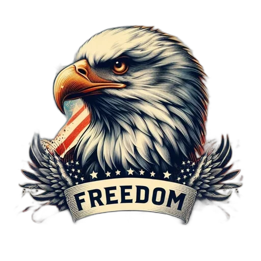 stylized, representation, american, flag transparent PNG cut-out