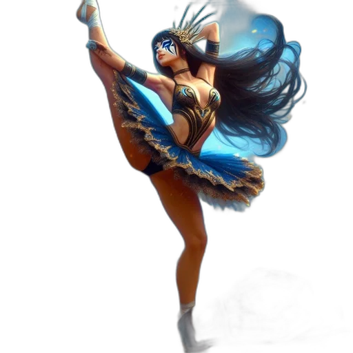 dress, staff, fantasy art, concept art transparent PNG cut-out