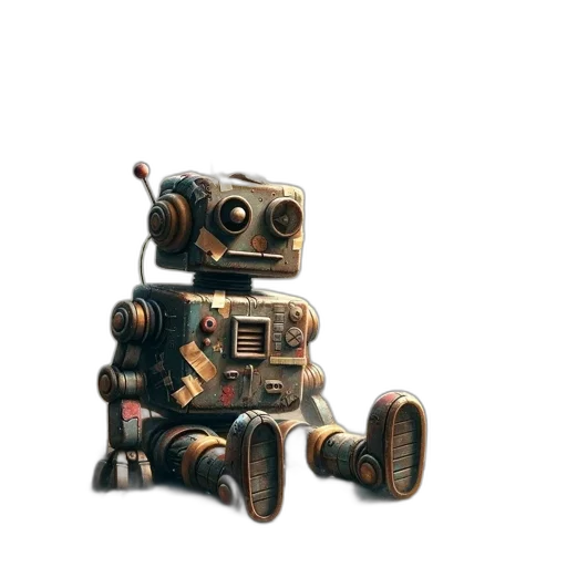 robot, weapon, staff, animal transparent PNG cut-out