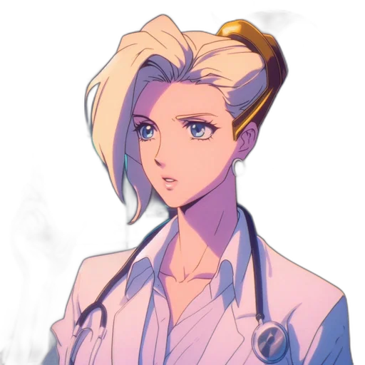 staff, jacket, face, vaporwave transparent PNG cut-out