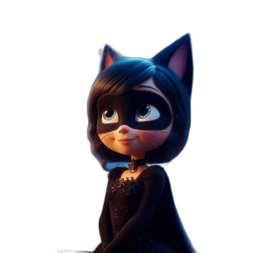 dress, concept art, 3d render, cartoon transparent PNG cut-out