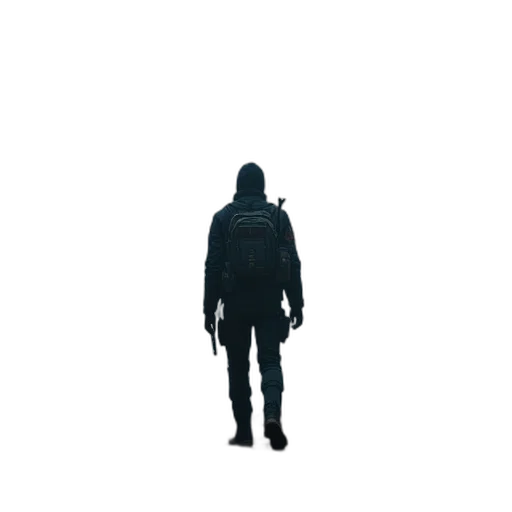 jacket, robot, creature, mask transparent PNG cut-out