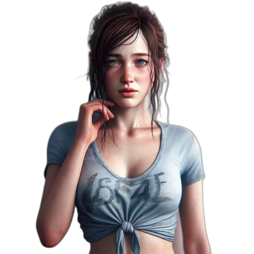 dress, face, jacket, concept art transparent PNG cut-out