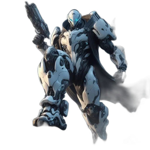 robot, weapon, concept art, comic book art transparent PNG cut-out