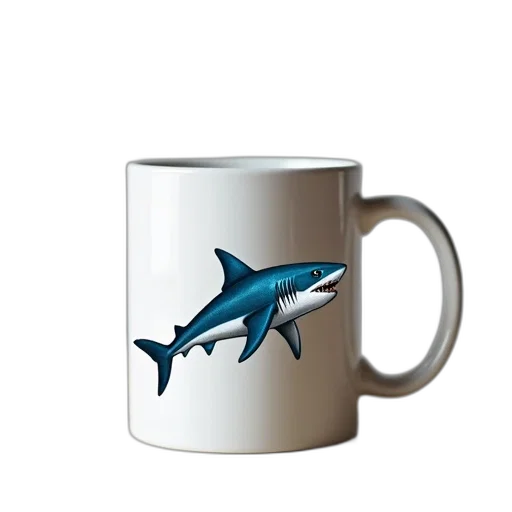 3d render, white, coffee, mug transparent PNG cut-out
