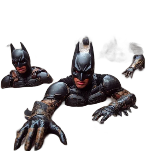 concept art, comic book art, 3d render, dark transparent PNG cut-out