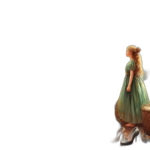 dress, staff, hair, bottle transparent PNG cut-out