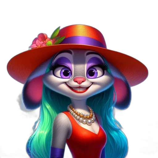 hat, jewelry, dress, face transparent PNG cut-out