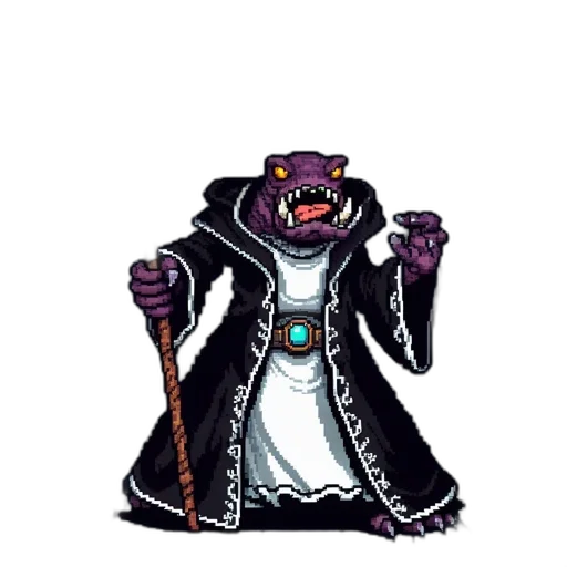 staff, dragon, creature, jacket transparent PNG cut-out