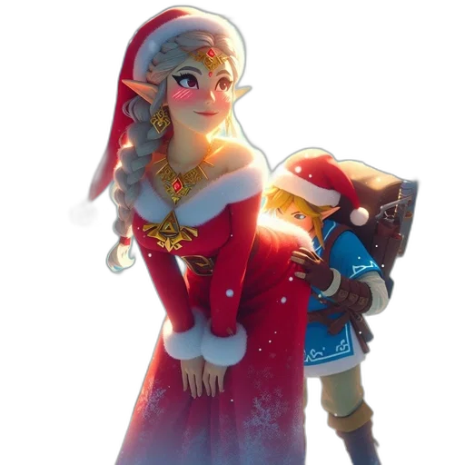 dress, staff, concept art, 3d render transparent PNG cut-out