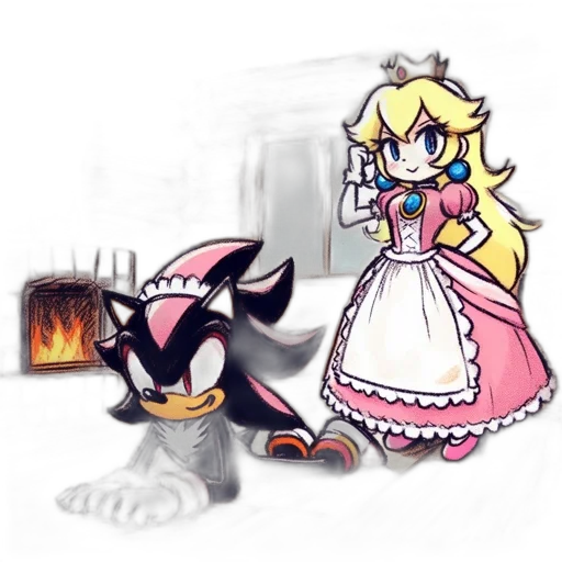dress, weapon, staff, concept art transparent PNG cut-out