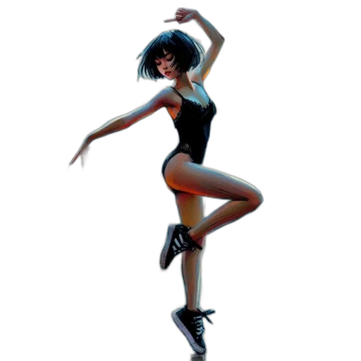 dress, concept art, 3d render, pixel art transparent PNG cut-out