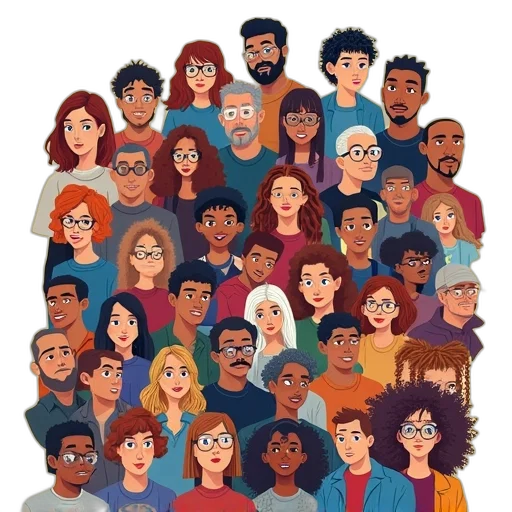 face, staff, mask, cartoon transparent PNG cut-out