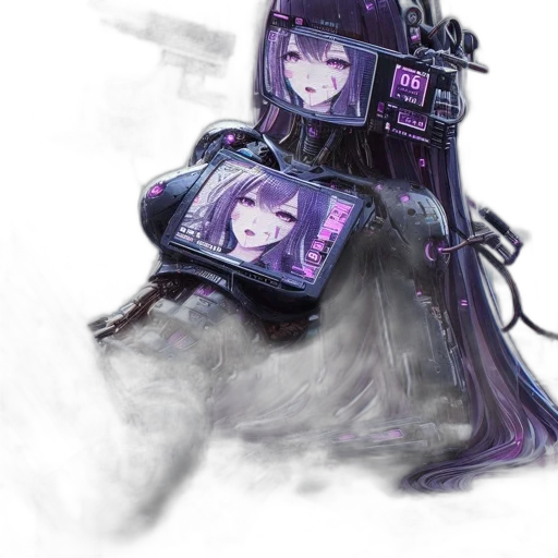 robot, weapon, dress, staff transparent PNG cut-out