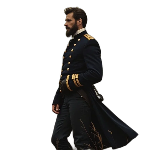 jacket, staff, crown, sword transparent PNG cut-out