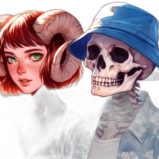 hat, concept art, fantasy art, watercolor transparent PNG cut-out