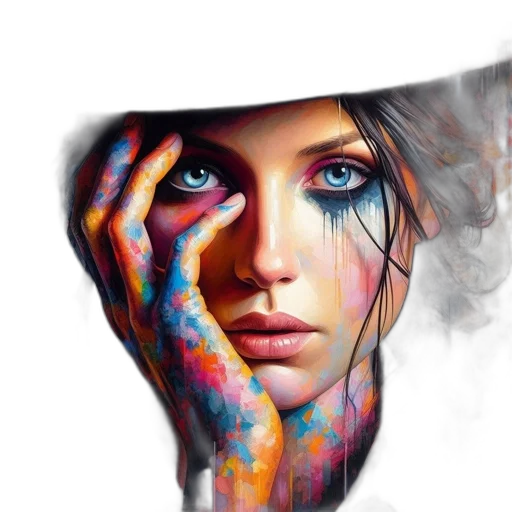 face, mask, photorealistic, fantasy art transparent PNG cut-out