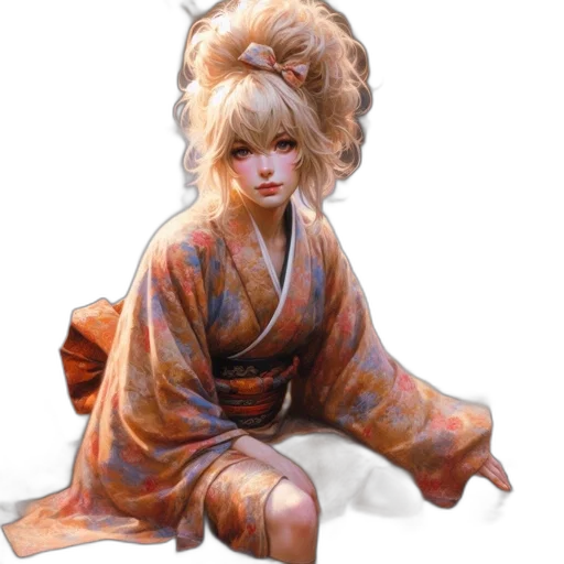 staff, dress, face, fantasy art transparent PNG cut-out